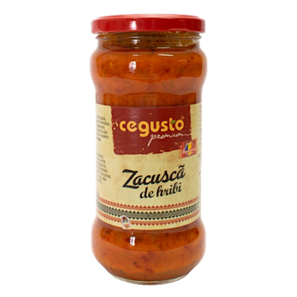 Zacuscă de hribi 350g