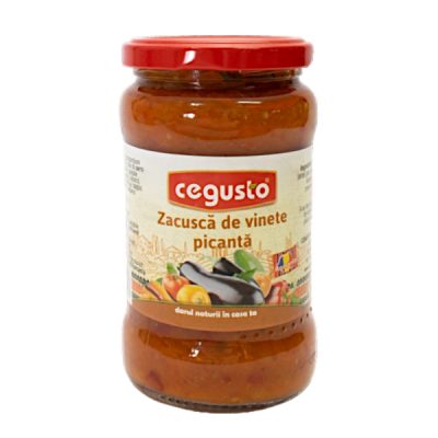 Zacuscă de vinete picantă 300g