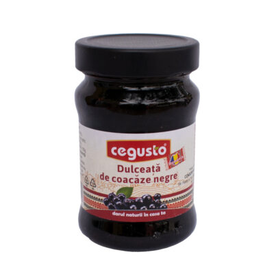 Dulceaţă de coacăze negre 380g