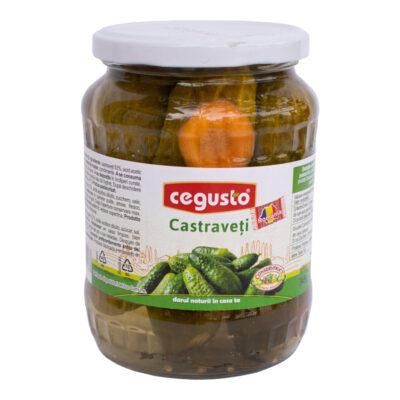 Castraveți în oțet 680g