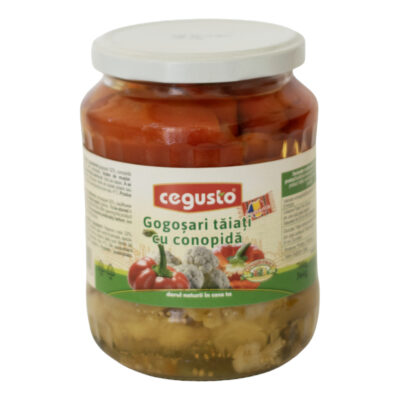 Gogoșari tăiați cu conopidă 700g